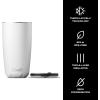imageSwell Stainless Steel Tumbler with SlideOpen Lid 18oz Rose Marble Triple Layered Vacuum Insulated Containers Keeps Drinks Cold for 12 Hours and Hot for 4 BPA FreeMoonstone