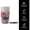 imageSwell Stainless Steel Tumbler with SlideOpen Lid 18oz Rose Marble Triple Layered Vacuum Insulated Containers Keeps Drinks Cold for 12 Hours and Hot for 4 BPA FreeRose Marble