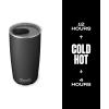 imageSwell Stainless Steel Tumbler with SlideOpen Lid 18oz Rose Marble Triple Layered Vacuum Insulated Containers Keeps Drinks Cold for 12 Hours and Hot for 4 BPA FreeOnyx