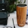 imageSwell Stainless Steel Tumbler with Straw and SlideOpen Lid 24oz Steffi Lynn x Swell Triple Layered Vacuum Insulated Containers Keeps Drinks Cold for 18 Hours and Hot for 5 BPA FreeTeakwood
