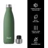 imageSwell Stainless Steel Water Bottle 17oz Green Jasper Triple Layered Vacuum Insulated Containers Keeps Drinks Cold for 36 Hours and Hot for 18 BPA Free Perfect for On the Go