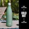 imageSwell Stainless Steel Water Bottle 17oz Green Jasper Triple Layered Vacuum Insulated Containers Keeps Drinks Cold for 36 Hours and Hot for 18 BPA Free Perfect for On the Go