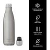 imageSwell Stainless Steel Water Bottle 17oz Ocean Blue Triple Layered Vacuum Insulated Containers Keeps Drinks Cold for 36 Hours and Hot for 18 BPA Free Perfect for On the GoSilver Lining