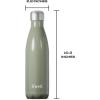 imageSwell Stainless Steel Water Bottle 17oz Ocean Blue Triple Layered Vacuum Insulated Containers Keeps Drinks Cold for 36 Hours and Hot for 18 BPA Free Perfect for On the GoMountain Sage