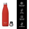 imageSwell Stainless Steel Water Bottle 17oz Poppy Red Triple Layered Vacuum Insulated Containers Keeps Drinks Cold for 36 Hours and Hot for 18 BPA Free Perfect for On the Go