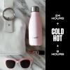 imageSwell Stainless Steel Water Bottle 9oz Pink Topaz Triple Layered Vacuum Insulated Containers Keeps Drinks Cold for 24 Hours and Hot for 12 BPA Free Perfect for On the Go