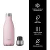 imageSwell Stainless Steel Water Bottle 9oz Pink Topaz Triple Layered Vacuum Insulated Containers Keeps Drinks Cold for 24 Hours and Hot for 12 BPA Free Perfect for On the Go