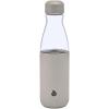 imageSwell Glass Original Water Bottle 18oz Lunar Grey Break Resistant Glass With Protective Silicone Sleeve BPA Free Zero Plastic LeakproofLunar Grey