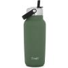 imageSwell Recycled Stainless Steel Explorer with Flip Straw Lid 32oz Green Jasper Triple Layered Vacuum Insulated Containers Keeps Drinks Cold for 42 Hours and Hot for 10Green Jasper