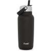 imageSwell Recycled Stainless Steel Explorer with Flip Straw Lid 32oz Green Jasper Triple Layered Vacuum Insulated Containers Keeps Drinks Cold for 42 Hours and Hot for 10Onyx