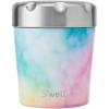 imageSwell Stainless Steel Ice Cream Chiller 16oz Teakwood Triple Layered Vacuum Insulated Container Keeps Ice Cream Frozen For Up To Four Hours BPA FreeCandy Cloud