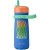 imageSwell Stainless Steel Kids Traveler with Flip Straw Lid 16oz Lime Sherbet Triple Layered Vacuum Insulated Containers Keeps Drinks Cold for 24 Hours BPA Free Easy Carrying On the GoBlue Chill