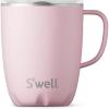 imageSwell Stainless Steel Mug with Handle 12oz Onyx Triple Layered Vacuum Insulated Containers Keeps Drinks Colder and Hotter for Longer BPA FreePink Topaz