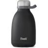 imageSwell Stainless Steel Roamer Bottle64 Fl OzTeakwood TripleLayered VacuumInsulated Containers Keeps Drinks Cold for 72 Hours and Hot for 24BPAFree Travel Water Bottle 64ozOnyx