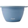 imageSwell Stainless Steel Salad Bowl Kit 64oz Desert Sky Comes with 2oz Mini Canister and Removable Tray for Organization Leakproof Easy to Clean Dishwasher Safe