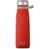 imageSwell Stainless Steel Traveler With Handle 40oz Peacock Blue Triple Layered Vacuum Insulated Containers Keeps Drinks Cold for 60 Hours and Hot for 20 BPA Free Easy Carrying On the GoPoppy Red