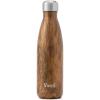 imageSwell Stainless Steel Water Bottle 17oz Teakwood Triple Layered Vacuum Insulated Containers Keeps Drinks Cold for 36 Hours and Hot for 18 BPA Free Perfect for On the Go