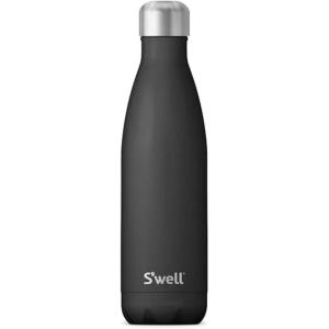 imageSwell Stainless Steel 17oz Water Bottle Onyx Black TripleLayer Vacuum Insulated for 36 Hours Cold 18 Hours Hot BPAFree Durable and PortableOnyx
