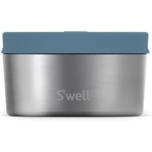 imageSwell Stainless Steel Food Canister 16oz Matcha Silver Lining Single Walled Durable Construction BPA Free Dishwasher SafeSky Silver Lining