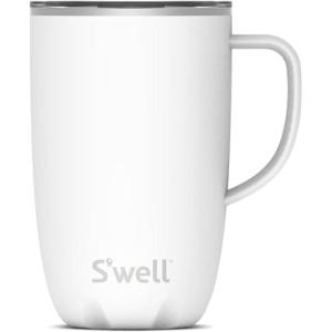 imageSwell Stainless Steel Mug with Handle 16oz Pink Topaz Triple Layered Vacuum Insulated Containers Keeps Drinks Cold for 10 Hours and Hot for 3 BPA FreeAngel Food