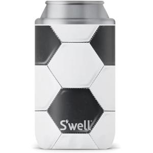 imageSwell Stainless Steel Slim Drink Chiller Fits Slim 12oz Cans and Bottles Azurite Triple Layered Vacuum Insulated Container Keeps Drinks Cold for Up To 6 Hours BPA FreeGoals