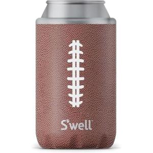imageSwell Stainless Steel Slim Drink Chiller Fits Slim 12oz Cans and Bottles Azurite Triple Layered Vacuum Insulated Container Keeps Drinks Cold for Up To 6 Hours BPA FreeEnd Zone