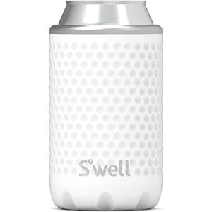imageSwell Stainless Steel Slim Drink Chiller Fits Slim 12oz Cans and Bottles Azurite Triple Layered Vacuum Insulated Container Keeps Drinks Cold for Up To 6 Hours BPA FreeHole in One