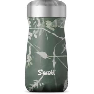 imageSwell Stainless Steel Traveler 12oz Green Foliage Triple Layered Vacuum Insulated Containers Keeps Drinks Cold for 20 Hours and Hot for 9 BPA Free Easy Carrying On the Go