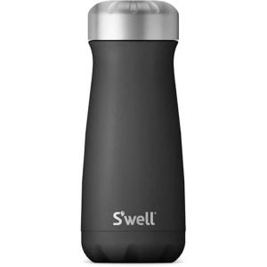 imageSwell Stainless Steel Traveler 16oz Moonstone Triple Layered Vacuum Insulated Containers Keeps Drinks Cold for 24 Hours and Hot for 12 BPA Free Easy Carrying On the GoOnyx