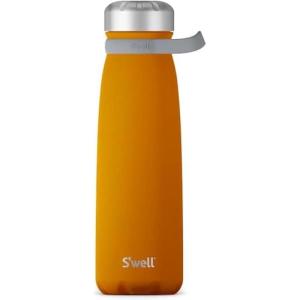 imageSwell Stainless Steel Traveler With Handle 40oz Peacock Blue Triple Layered Vacuum Insulated Containers Keeps Drinks Cold for 60 Hours and Hot for 20 BPA Free Easy Carrying On the GoGolden Hour