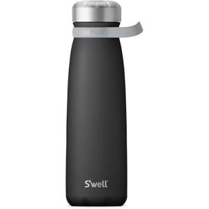 imageSwell Stainless Steel Traveler With Handle 40oz Peacock Blue Triple Layered Vacuum Insulated Containers Keeps Drinks Cold for 60 Hours and Hot for 20 BPA Free Easy Carrying On the GoOnyx