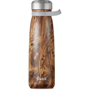imageSwell Stainless Steel Traveler With Handle 40oz Peacock Blue Triple Layered Vacuum Insulated Containers Keeps Drinks Cold for 60 Hours and Hot for 20 BPA Free Easy Carrying On the GoTeakwood