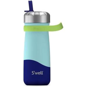 imageSwell Stainless Steel Traveler with Flip Straw Lid 16oz Dragonfruit Triple Layered Vacuum Insulated Containers Keeps Drinks Cold for 24 Hours BPA Free Easy Carrying On the GoBlueberry