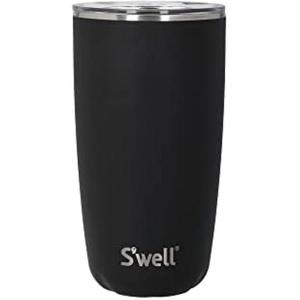 imageSwell Stainless Steel Tumbler with SlideOpen Lid 18oz Rose Marble Triple Layered Vacuum Insulated Containers Keeps Drinks Cold for 12 Hours and Hot for 4 BPA FreeOnyx