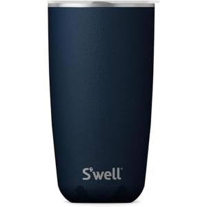 imageSwell Stainless Steel Tumbler with SlideOpen Lid 18oz Rose Marble Triple Layered Vacuum Insulated Containers Keeps Drinks Cold for 12 Hours and Hot for 4 BPA FreeAzurite