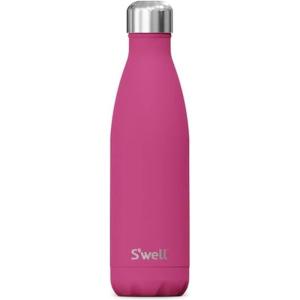 imageSwell Stainless Steel Water Bottle 17oz Azalea Pink Triple Layered Vacuum Insulated Containers Keeps Drinks Cold for 36 Hours and Hot for 18 BPA Free Perfect for On the Go