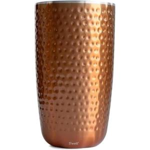 imageSwell Stainless Steel Wine Chiller Holds 750ml Bottle Onyx Triple Layered Vacuum Insulated Container Keeps Bottles Chilled for Longer BPA Free BarwareDipped Metallic