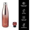 imageSwell Stainless Steel Water Bottle 17oz Yellow Gold Ombre Triple Layered Vacuum Insulated Containers Keeps Drinks Cold for 36 Hours and Hot for 18 BPA Free Perfect for On the GoGradient Apple