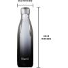 imageSwell Stainless Steel Water Bottle 17oz Yellow Gold Ombre Triple Layered Vacuum Insulated Containers Keeps Drinks Cold for 36 Hours and Hot for 18 BPA Free Perfect for On the GoWhite Gold Ombre