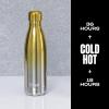 imageSwell Stainless Steel Water Bottle 17oz Yellow Gold Ombre Triple Layered Vacuum Insulated Containers Keeps Drinks Cold for 36 Hours and Hot for 18 BPA Free Perfect for On the GoYellow Gold Ombre