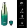 imageSwell Stainless Steel Water Bottle 17oz Yellow Gold Ombre Triple Layered Vacuum Insulated Containers Keeps Drinks Cold for 36 Hours and Hot for 18 BPA Free Perfect for On the GoGradient Emerald