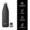 imageSwell Stainless Steel Water Bottle 25oz Silver Lining Triple Layered Vacuum Insulated Containers Keeps Drinks Cold for 48 Hours and Hot for 24 BPA Free Perfect for On the GoOnyx