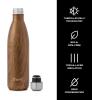 imageSwell Stainless Steel Water Bottle 25oz Silver Lining Triple Layered Vacuum Insulated Containers Keeps Drinks Cold for 48 Hours and Hot for 24 BPA Free Perfect for On the GoTeakwood