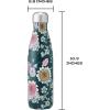 imageSwell Stainless Steel Water Bottle 25oz Silver Lining Triple Layered Vacuum Insulated Containers Keeps Drinks Cold for 48 Hours and Hot for 24 BPA Free Perfect for On the GoMidnight Botanical