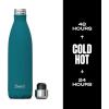 imageSwell Stainless Steel Water Bottle 25oz Silver Lining Triple Layered Vacuum Insulated Containers Keeps Drinks Cold for 48 Hours and Hot for 24 BPA Free Perfect for On the GoPeacock Blue