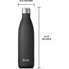 imageSwell Stainless Steel Water Bottle 25oz Silver Lining Triple Layered Vacuum Insulated Containers Keeps Drinks Cold for 48 Hours and Hot for 24 BPA Free Perfect for On the GoOnyx