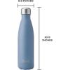 imageSwell Stainless Steel Water Bottle 25oz Silver Lining Triple Layered Vacuum Insulated Containers Keeps Drinks Cold for 48 Hours and Hot for 24 BPA Free Perfect for On the GoDesert Sky