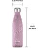 imageSwell Stainless Steel Water Bottle 25oz Silver Lining Triple Layered Vacuum Insulated Containers Keeps Drinks Cold for 48 Hours and Hot for 24 BPA Free Perfect for On the GoLavender Swirl