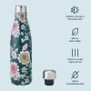 imageSwell Stainless Steel Water Bottle 25oz Silver Lining Triple Layered Vacuum Insulated Containers Keeps Drinks Cold for 48 Hours and Hot for 24 BPA Free Perfect for On the GoMidnight Botanical