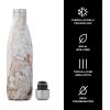 imageSwell Stainless Steel Water Bottle 25oz Silver Lining Triple Layered Vacuum Insulated Containers Keeps Drinks Cold for 48 Hours and Hot for 24 BPA Free Perfect for On the GoCalacatta Gold